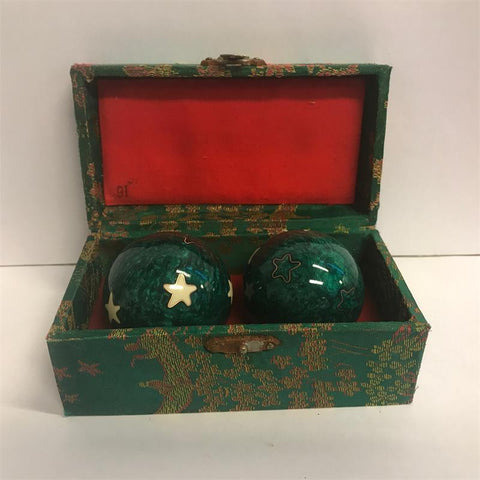 Massage Health Ball (50mm,Cloisonne)<br>保健球<br>BaoJianQiu<br>ON SALE<br> BOXES ARE DAMAGED