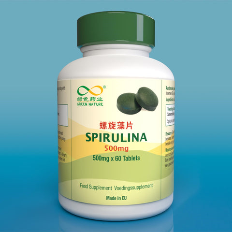 Spirulina 500mg (60 tablets)<br>螺旋藻片<br>LuoXuanZaoPian