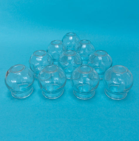 Glass Cup 10pcs (4.2x6cm)<br>玻璃火罐<br>BoLiHuoGuan