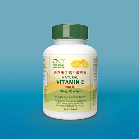 Natural Vitamin E 400iu(60 softgels)<br>维生素E 软胶囊<br>WeiShengSu E RuanJiaoNang