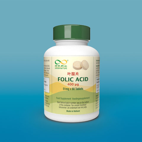 Folic Acid (60 tablets)<br> 叶酸片<br>YeSuanPian