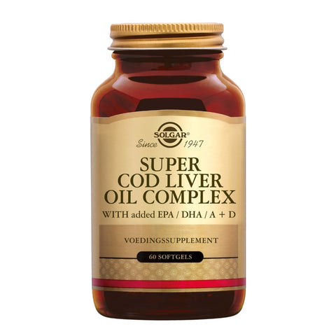 Super Cod Liver Oil Complex (60softgels)<br>超级鱼肝油复合软胶囊<br>含维生素D3,欧米伽3.